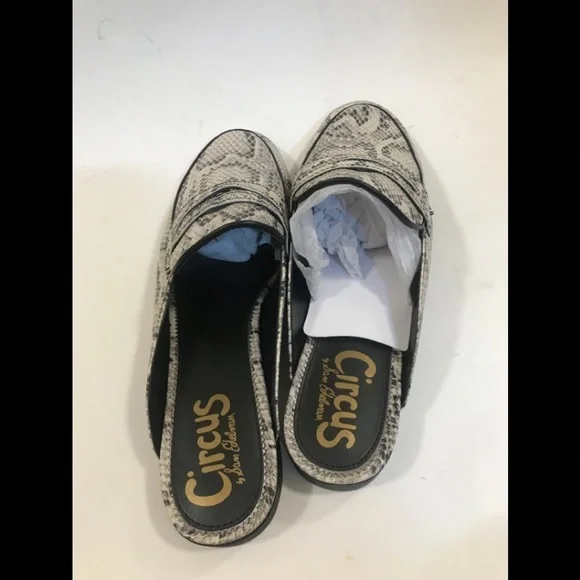 NWOT CIRCUS BY SAM EDELMAN Hal Snake Embossed Mule - Picture 11 of 16